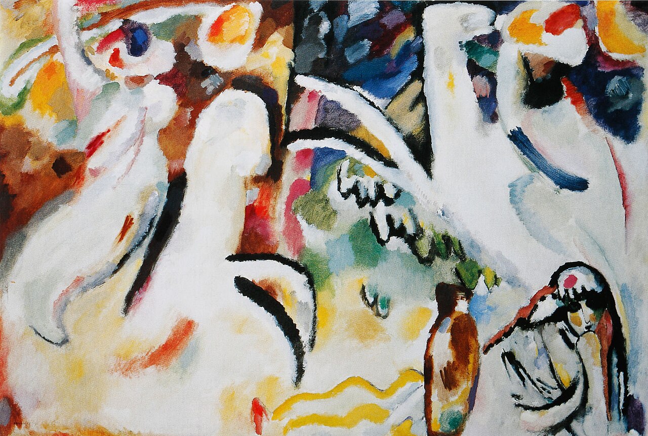 Wassily Kandinsky Eastern Suite, Arabs III - Canvas Print