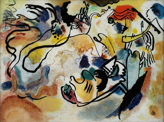Wassily Kandinsky Judgement Day - Canvas Print