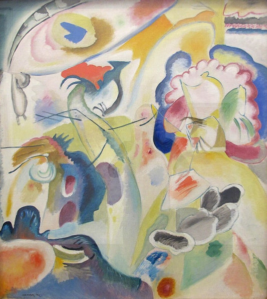 Wassily Kandinsky Improvisation 29 - The Swan - Canvas Print