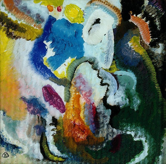 Wassily Kandinsky With Rider - Canvas Print
