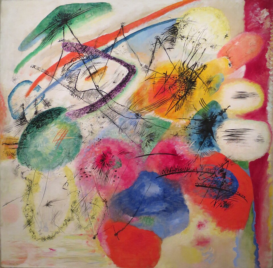 Wassily Kandinsky Black Lines - Canvas Print