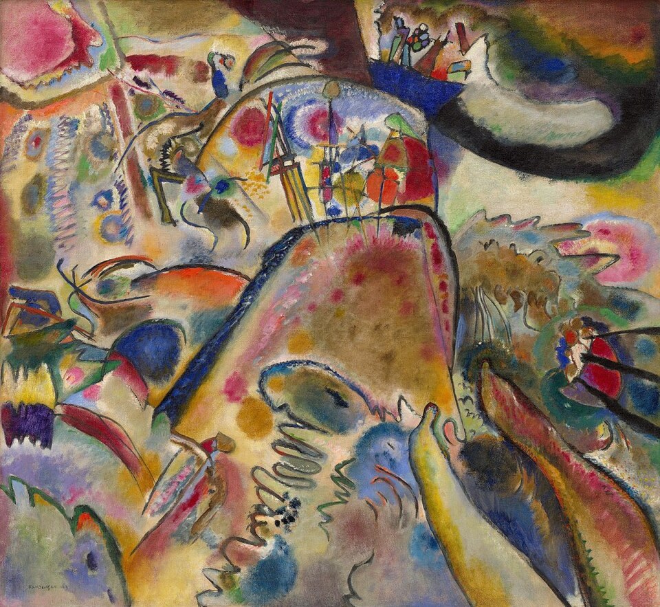Wassily Kandinsky Small Pleasures - Canvas Print
