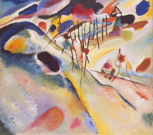 Wassily Kandinsky Landscape 1913 - Canvas Print