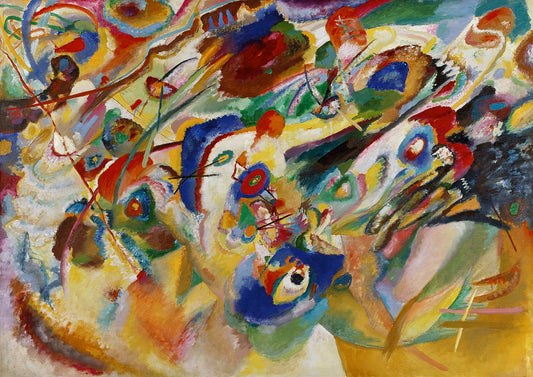 Wassily Kandinsky Study for Composition VII, Draft 2 - Canvas Print