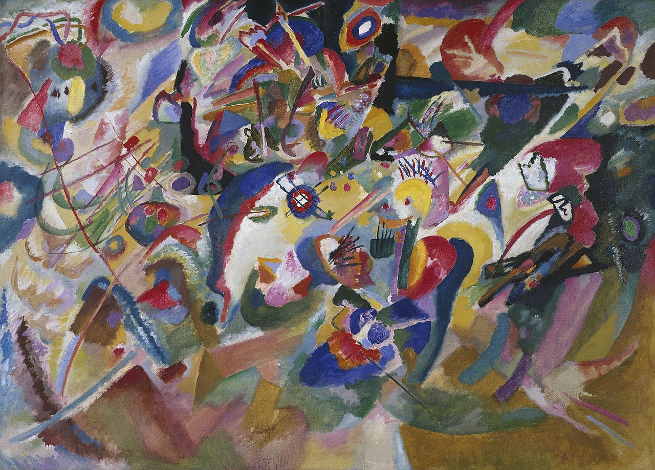 Wassily Kandinsky Draft 3 for Composition VII - Canvas Print