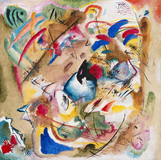 Wassily Kandinsky Dreamy Improvisation - Canvas Print