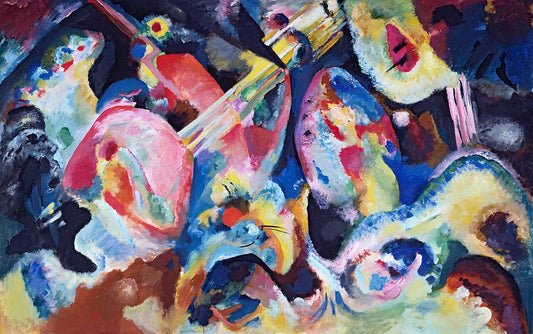Wassily Kandinsky Improvisation Deluge - Canvas Print