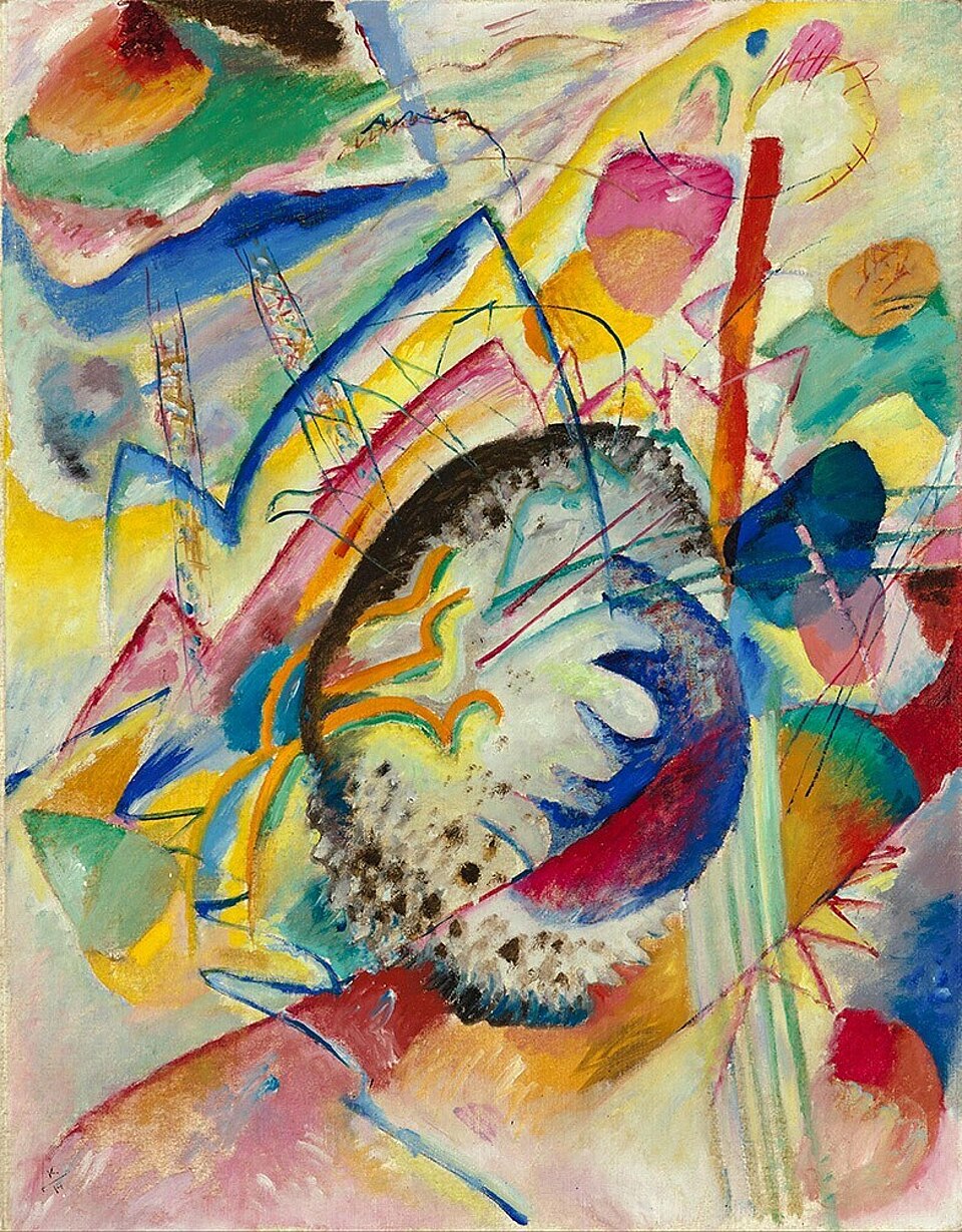 Wassily Kandinsky Large Study - Canvas Print
