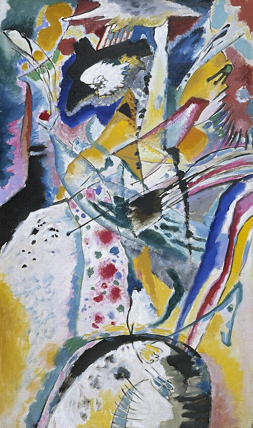 Wassily Kandinsky Large Study on a Mural for Edwin R. Campbell - Summer - Canvas Print