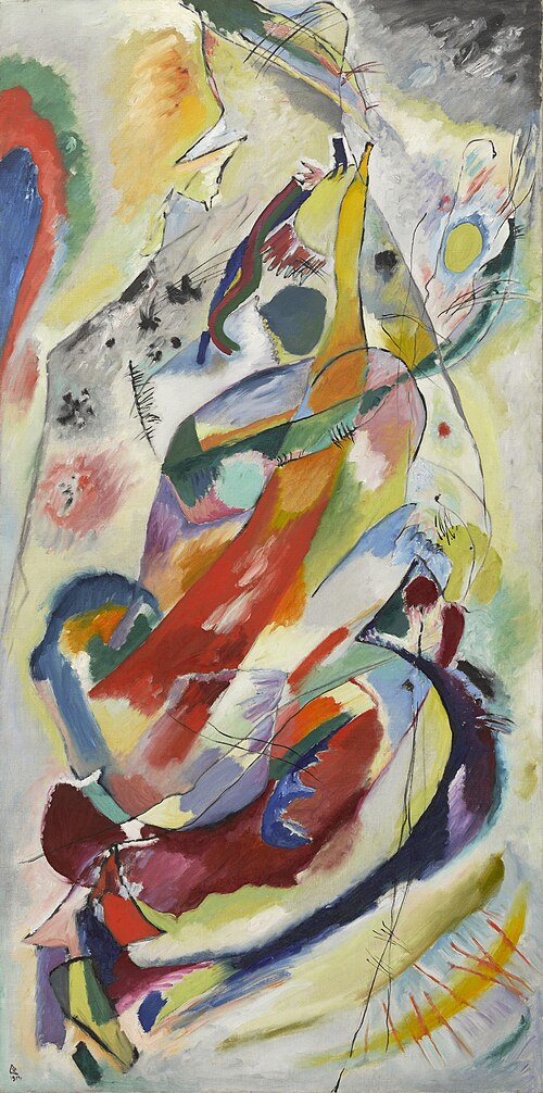 Wassily Kandinsky Panel for Edwin R. Campbell No. 1 - Canvas Print