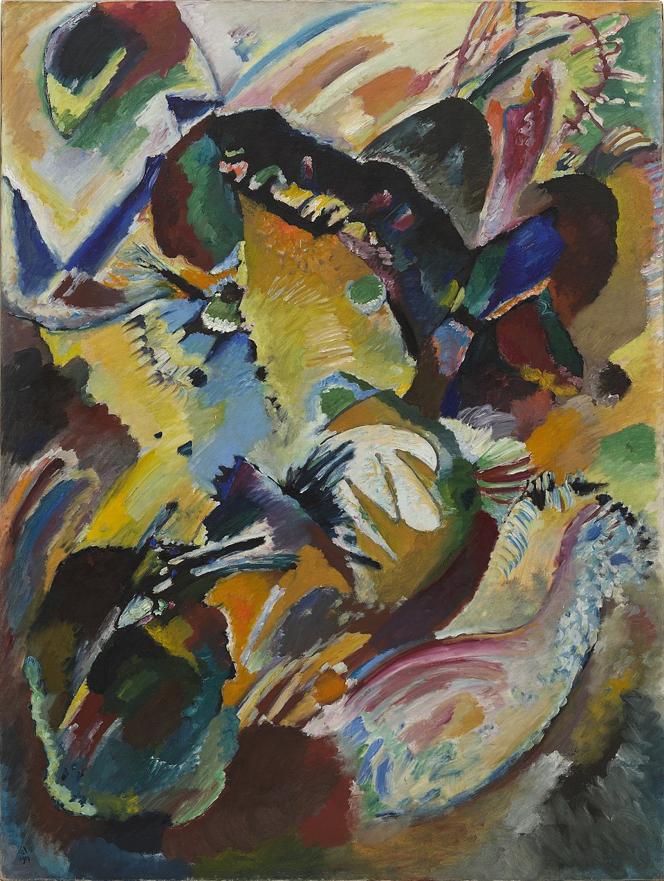 Wassily Kandinsky Panel for Edwin R. Campbell No. 2 - Canvas Print