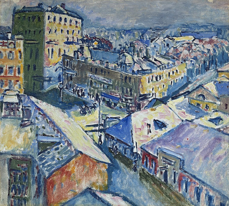 Wassily Kandinsky Zubovsky Square - Canvas Print
