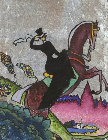 Wassily Kandinsky A Riding Amazon - Canvas Print