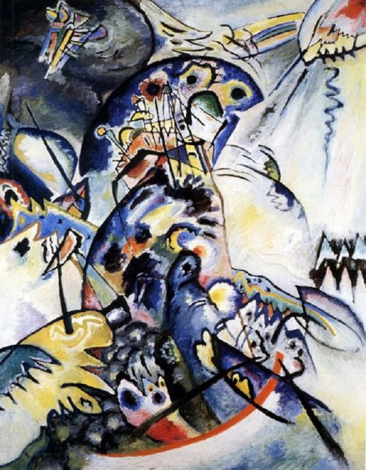 Wassily Kandinsky Blue Crest - Canvas Print