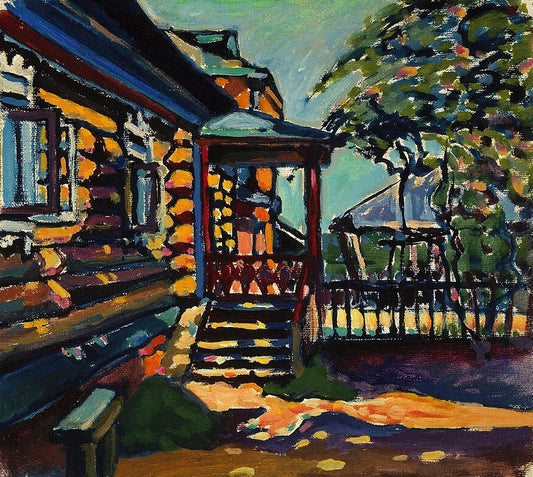 Wassily Kandinsky Akhtyrka, Main Entry to the Dacha - Canvas Print