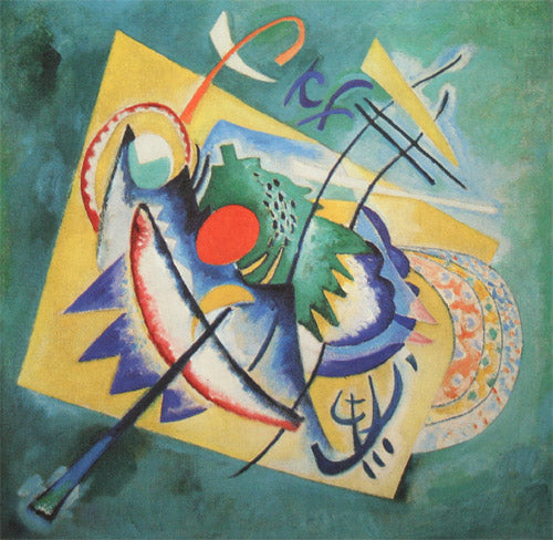 Wassily Kandinsky Red Oval - Canvas Print