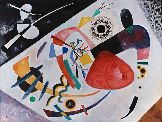 Wassily Kandinsky Red Spot II - Canvas Print