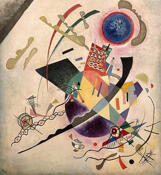 Wassily Kandinsky Blue Circle - Canvas Print