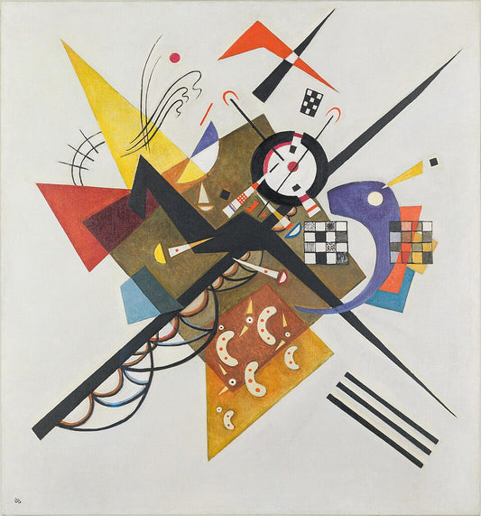 Wassily Kandinsky On White II - Canvas Print