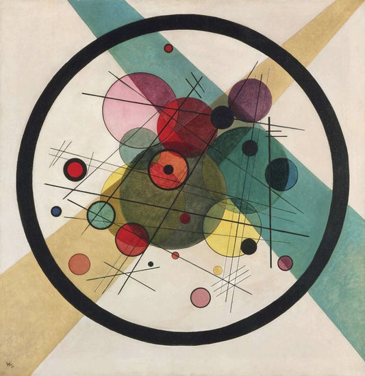 Wassily Kandinsky Circles in a Circle - Canvas Print
