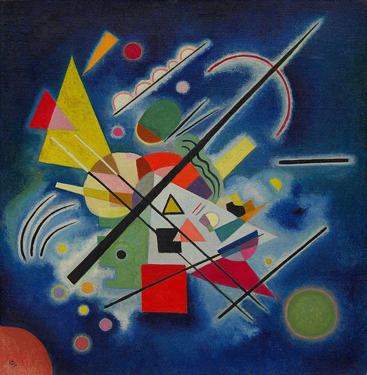 Wassily Kandinsky Blue Painting - Canvas Print