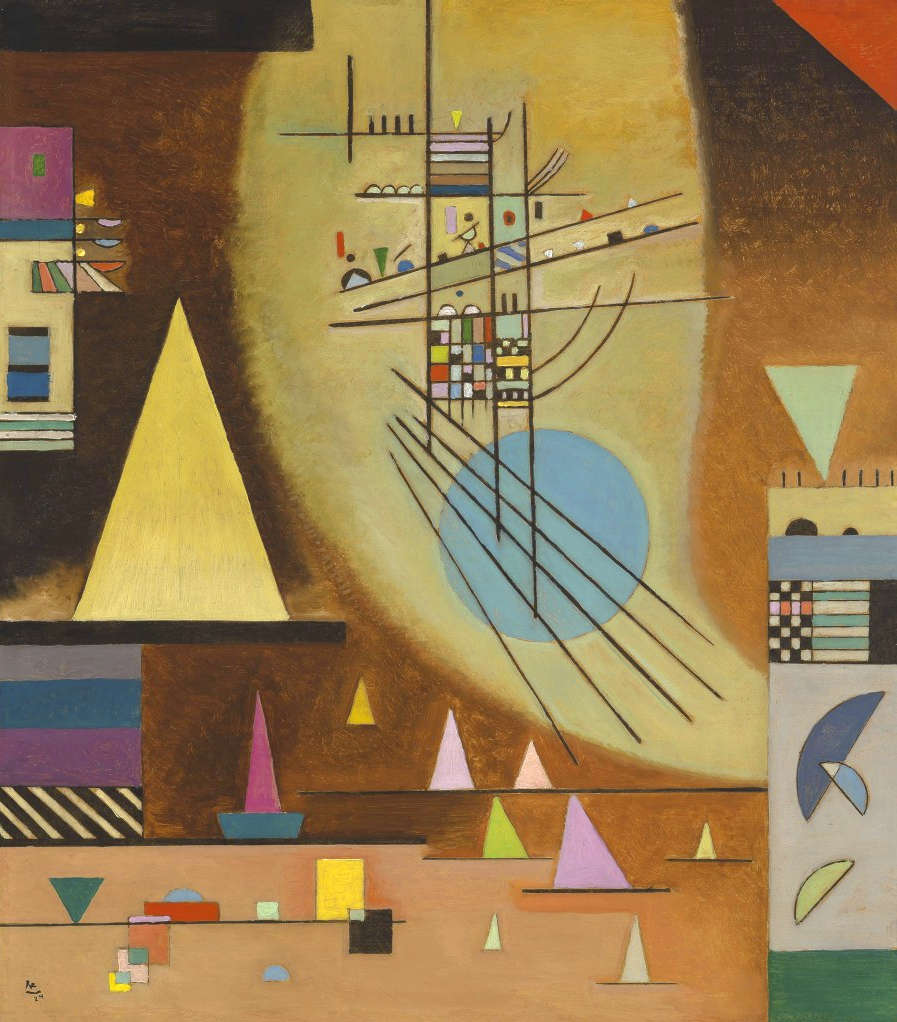 Wassily Kandinsky Fall Silent - Canvas Print