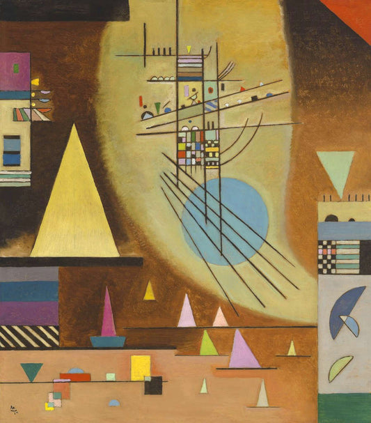 Wassily Kandinsky Fall Silent - Canvas Print