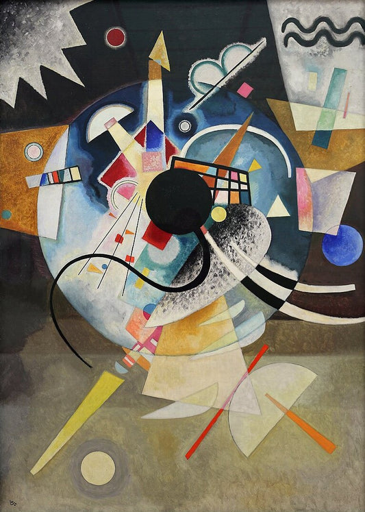 Wassily Kandinsky A Centre - Canvas Print