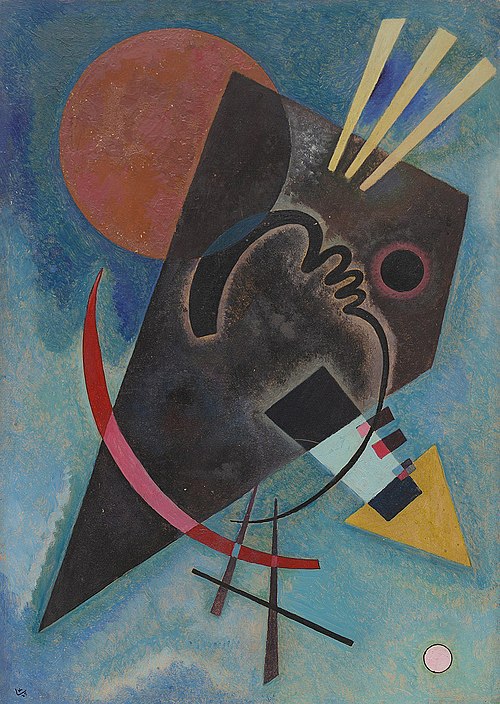 Wassily Kandinsky Pointed and Round - Canvas Print