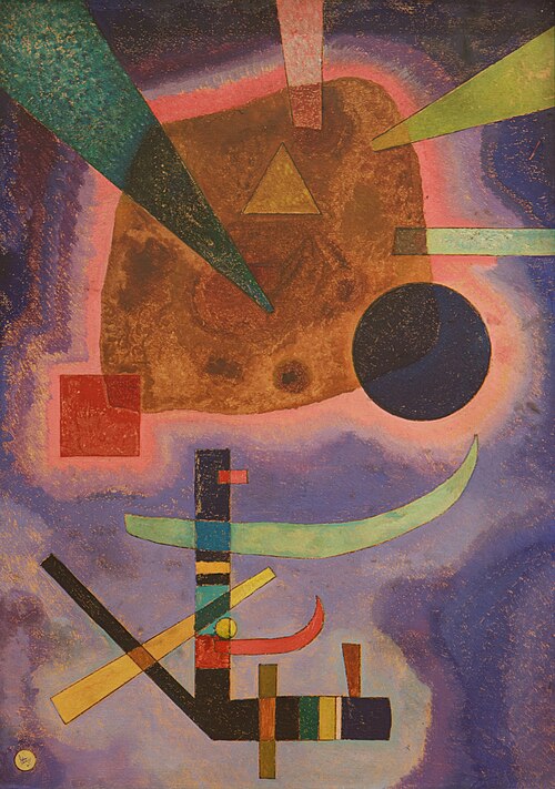 Wassily Kandinsky Three Elements - Canvas Print