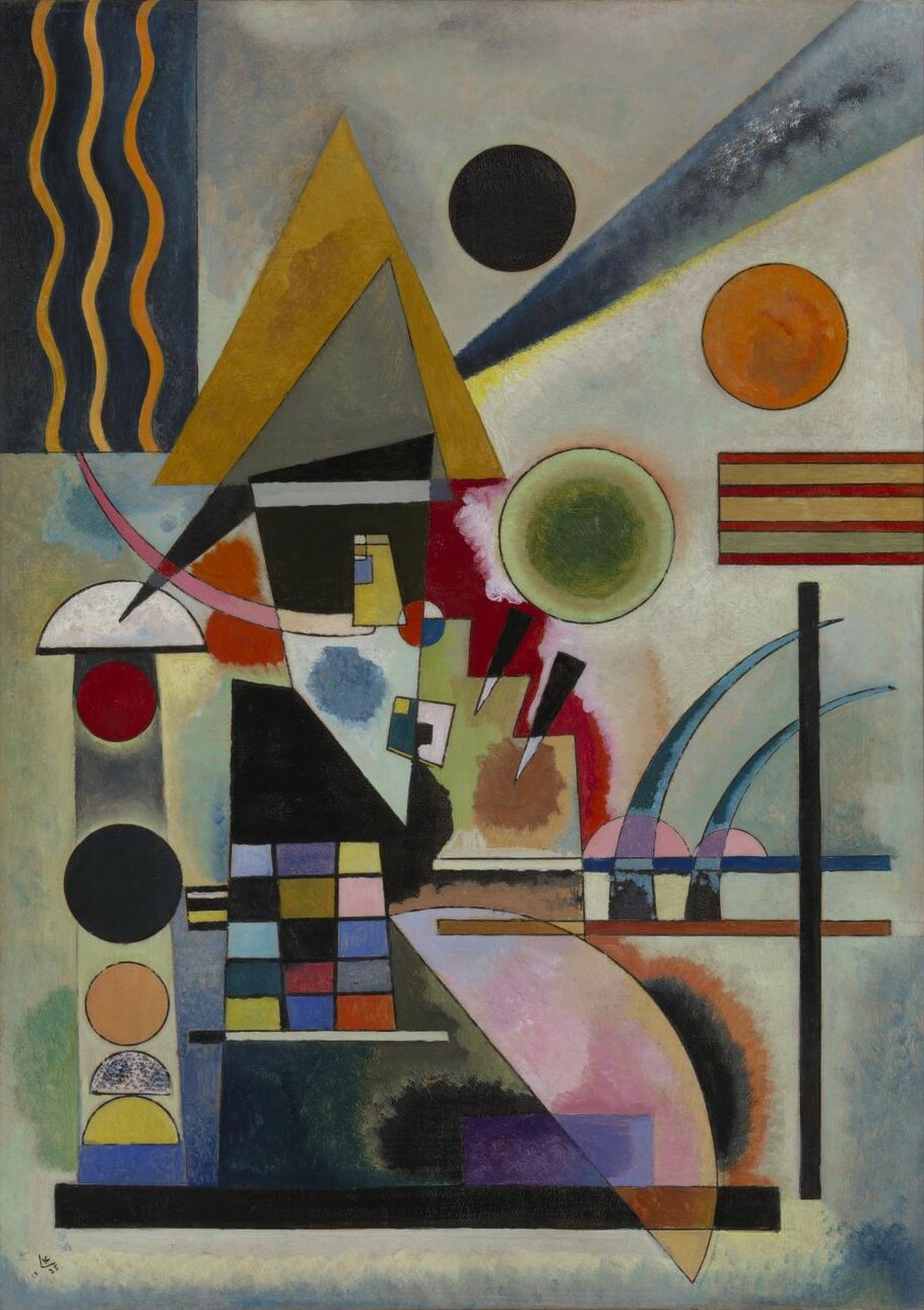 Wassily Kandinsky Swinging - Canvas Print