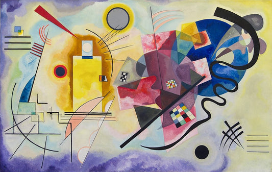 Wassily Kandinsky Yellow-Red-Blue - Canvas Print