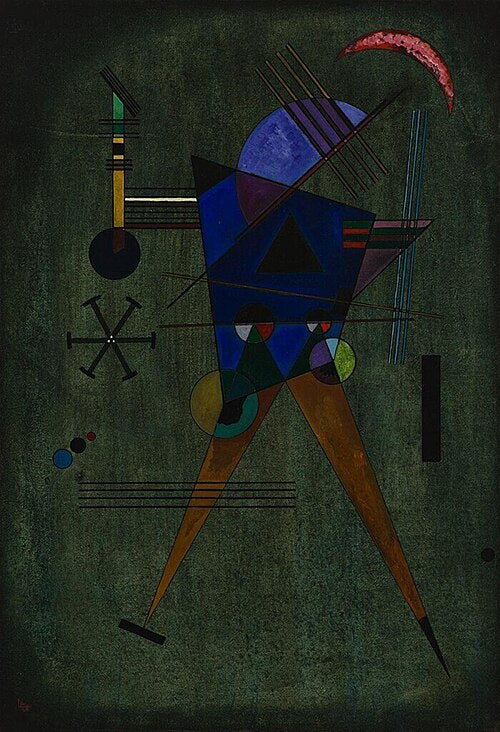 Wassily Kandinsky Black Triangle - Canvas Print