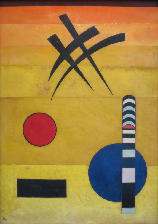 Wassily Kandinsky Sign - Canvas Print