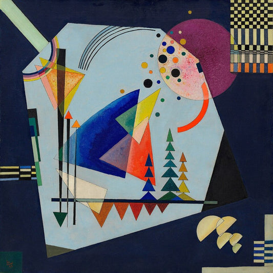 Wassily Kandinsky Three Sounds - Canvas Print