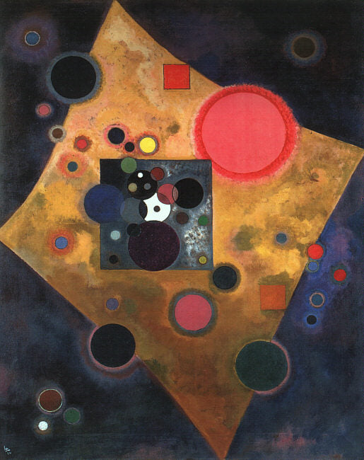 Wassily Kandinsky Accent in Rose - Canvas Print