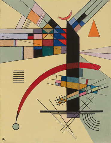 Wassily Kandinsky Small Yellow - Canvas Print