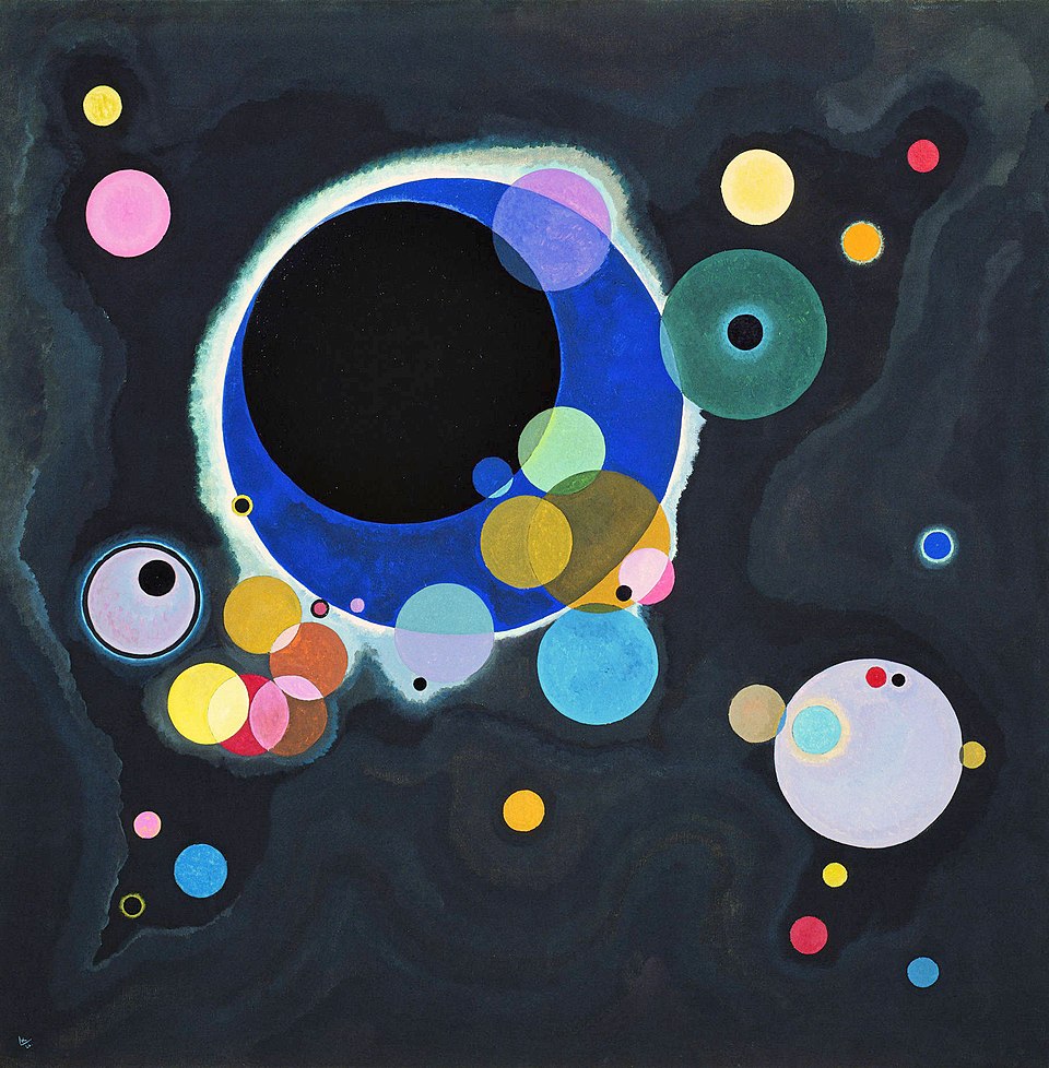 Wassily Kandinsky Several Circles - Canvas Print
