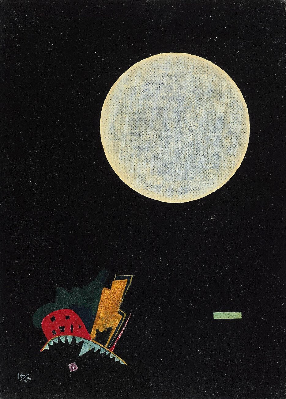 Wassily Kandinsky A Circle - Canvas Print