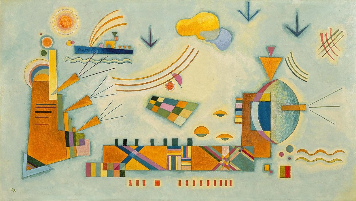 Wassily Kandinsky Gentle Event - Canvas Print