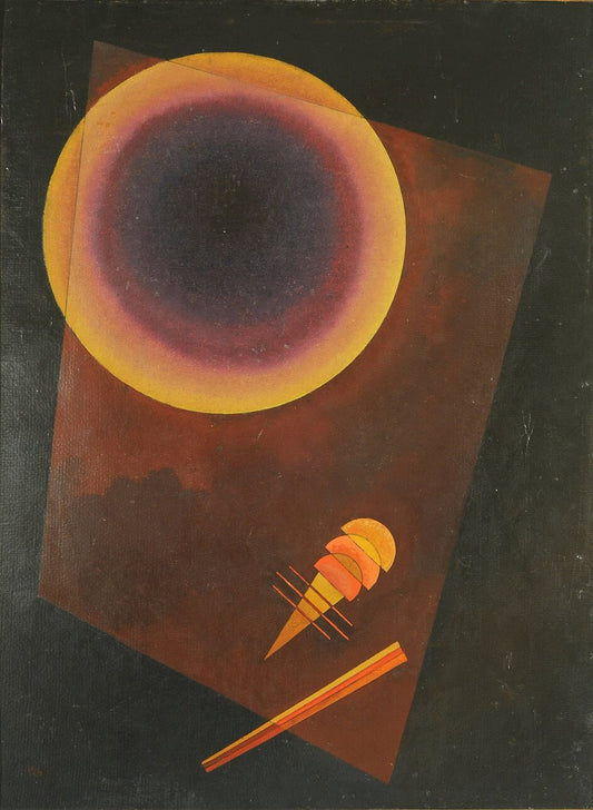 Wassily Kandinsky Circle, with Brown - Canvas Print