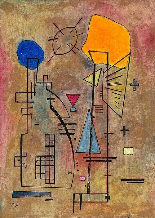 Wassily Kandinsky One-Two - Canvas Print