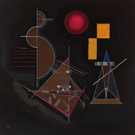 Wassily Kandinsky Light in Heavy - Canvas Print