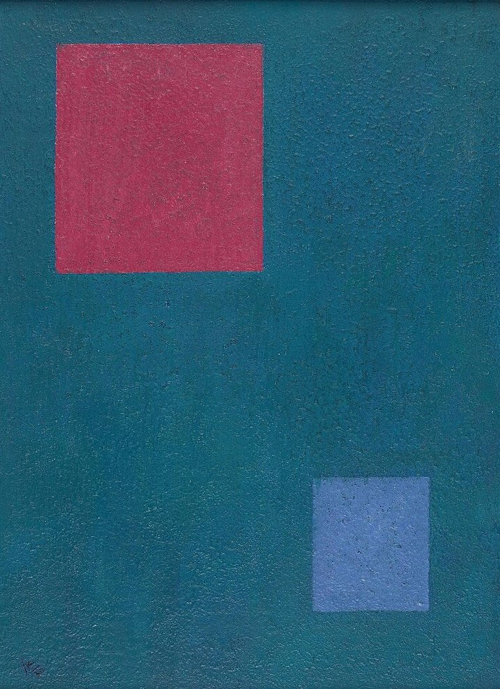 Wassily Kandinsky Two Squares - Canvas Print
