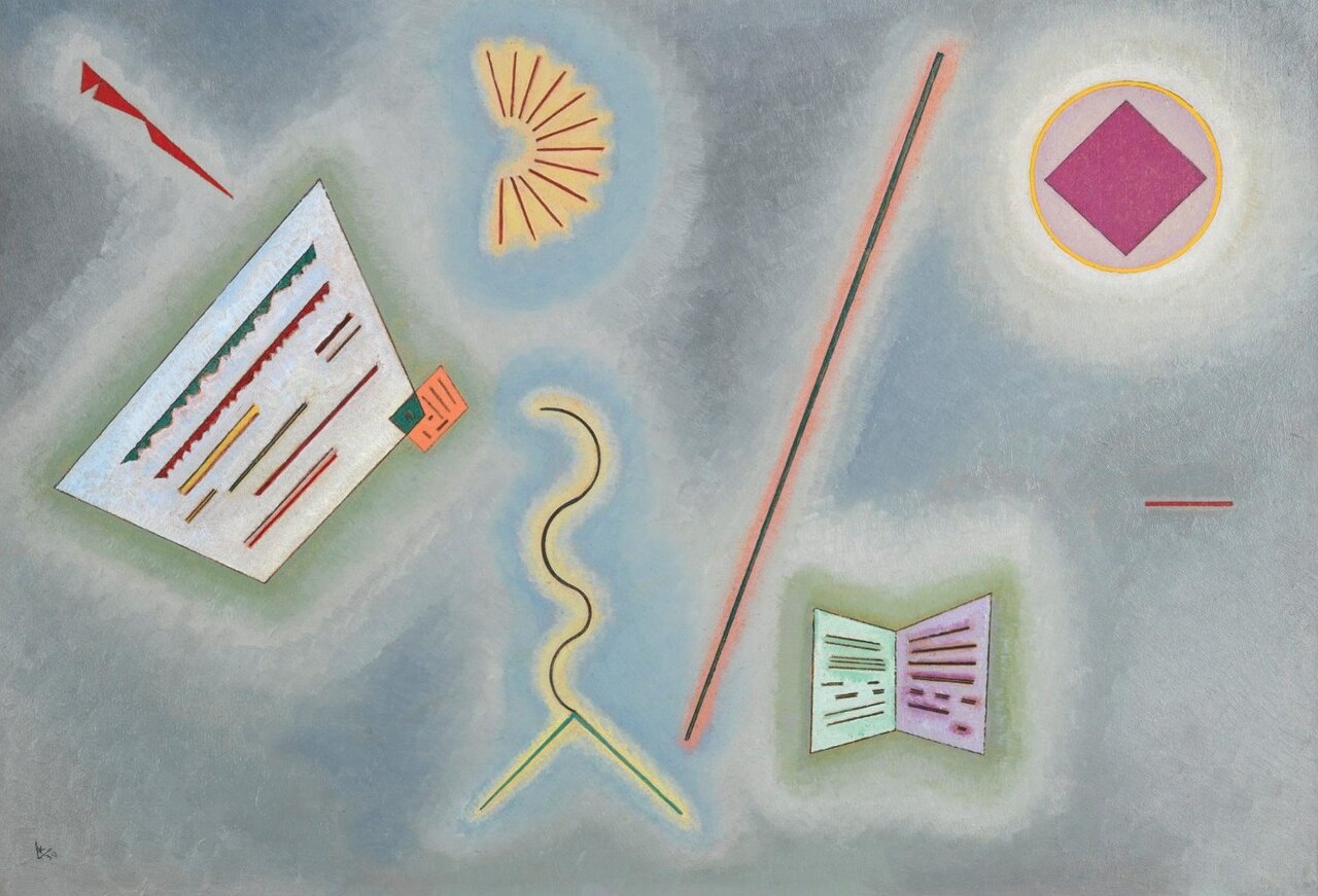 Wassily Kandinsky Flachen und Linien - Surfaces and Lines - Canvas Print