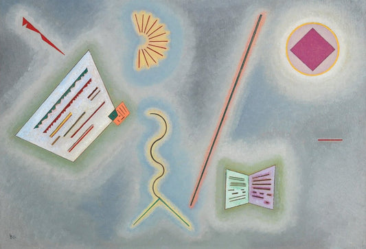Wassily Kandinsky Flachen und Linien - Surfaces and Lines - Canvas Print