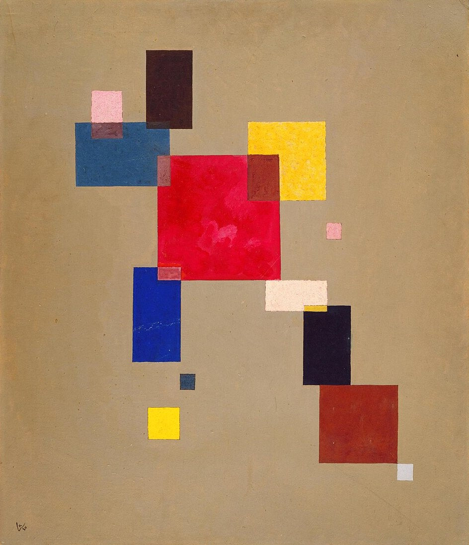 Wassily Kandinsky 13 Rectangles - Canvas Print