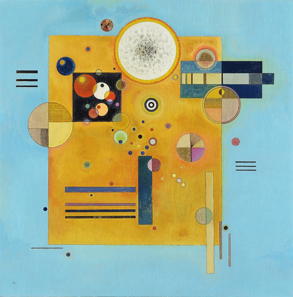 Wassily Kandinsky Soft Pressure - Canvas Print
