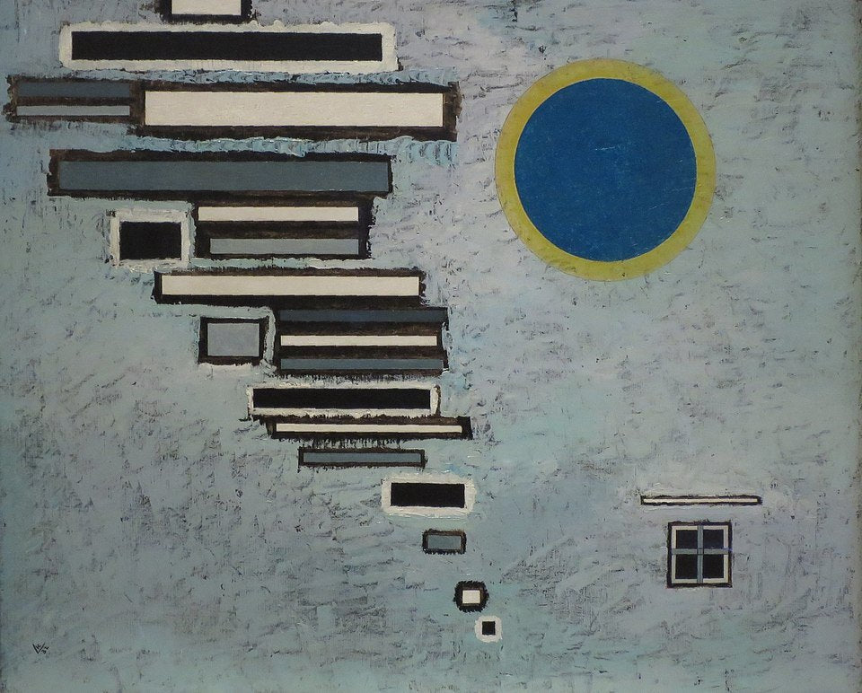 Wassily Kandinsky Unequal - Canvas Print