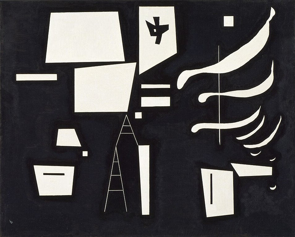 Wassily Kandinsky White - Soft and Hard - Canvas Print